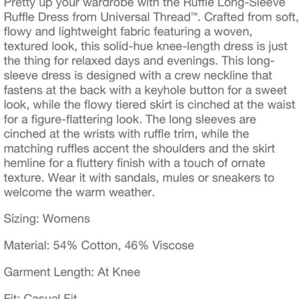 XL Eyelet Ruffle Long-sleeve Dress Dark Gray/Black Dark Cottagecore - Ravencore - Picture 9 of 11
